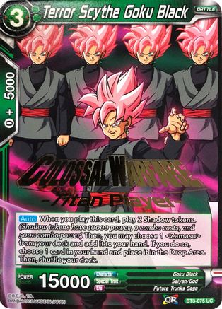 Image of Terror Scythe Goku Black (Titan Player Stamped) (BT3-075) - Tournament Promotion Cards