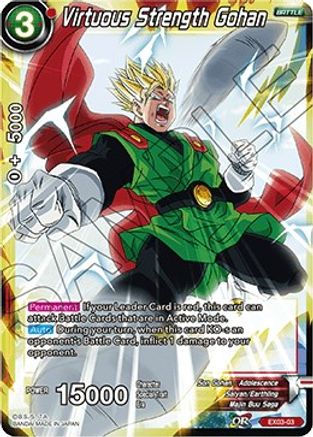 Image of Virtuous Strength Gohan (EX03-03) - Expansion Deck Box Set 03 Ultimate Box