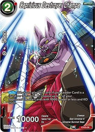 Image of Capricious Destroyer Champa (EX03-06) - Expansion Deck Box Set 03 Ultimate Box
