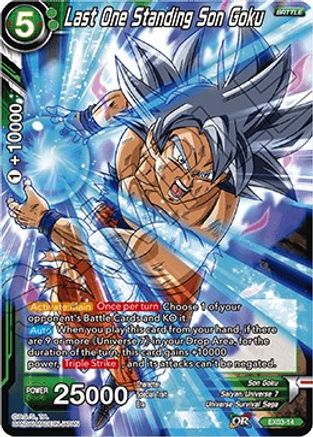 Image of Last One Standing Son Goku (EX03-14) - Expansion Deck Box Set 03 Ultimate Box