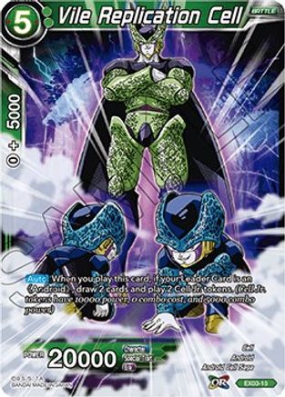 Image of Vile Replication Cell (EX03-15) - Expansion Deck Box Set 03 Ultimate Box Foil