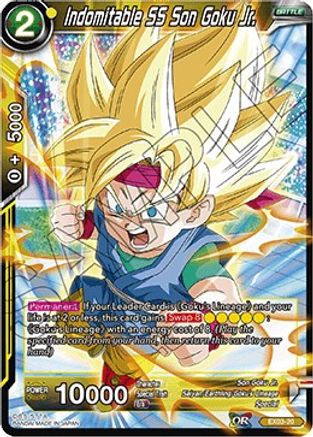 Image of Indomitable SS Son Goku Jr. (EX03-20) - Expansion Deck Box Set 03 Ultimate Box