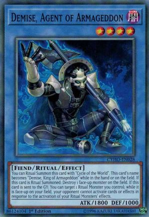 Image of Demise, Agent of Armageddon (CYHO-EN028) - Cybernetic Horizon Unlimited