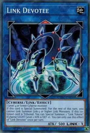 Image of Link Devotee (CYHO-EN036) - Cybernetic Horizon 1st Edition