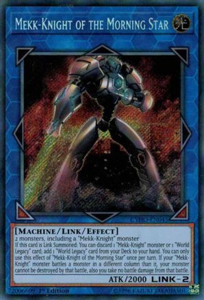 Image of Mekk-Knight of the Morning Star (CYHO-EN045) - Cybernetic Horizon 1st Edition