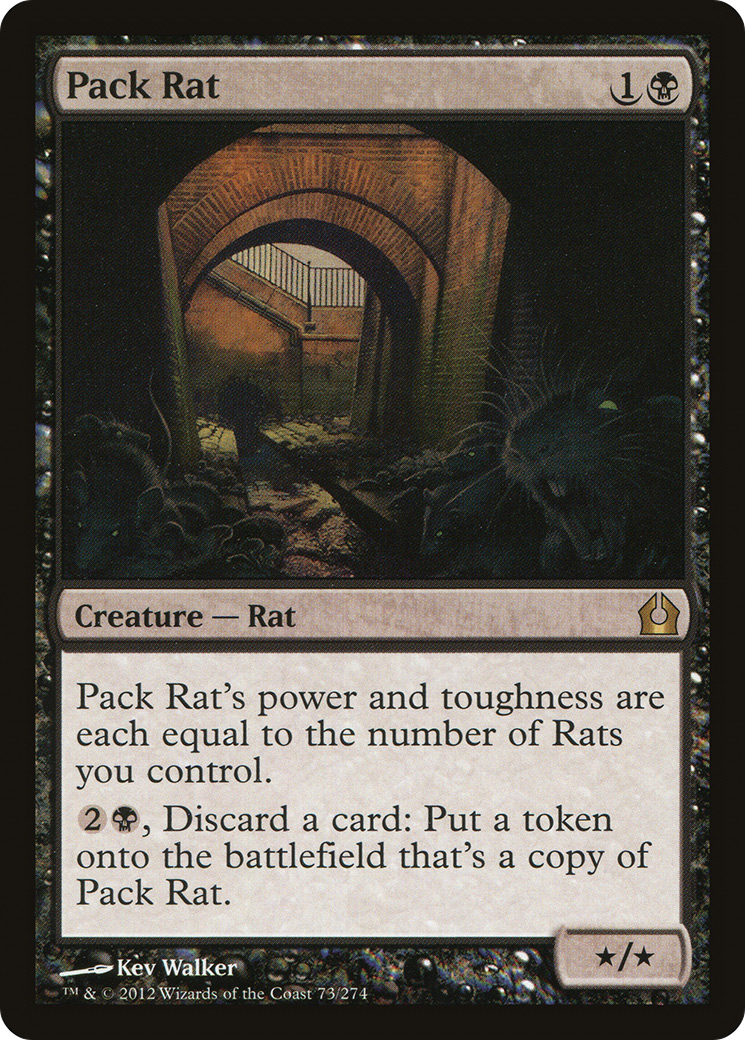 Image of Pack Rat (RTR-073) - Return to Ravnica Foil