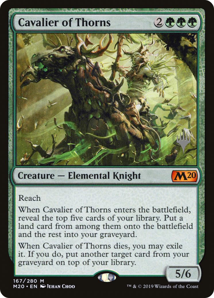 Image of Cavalier of Thorns (PPM20-167) - Core Set 2020 Promos Foil