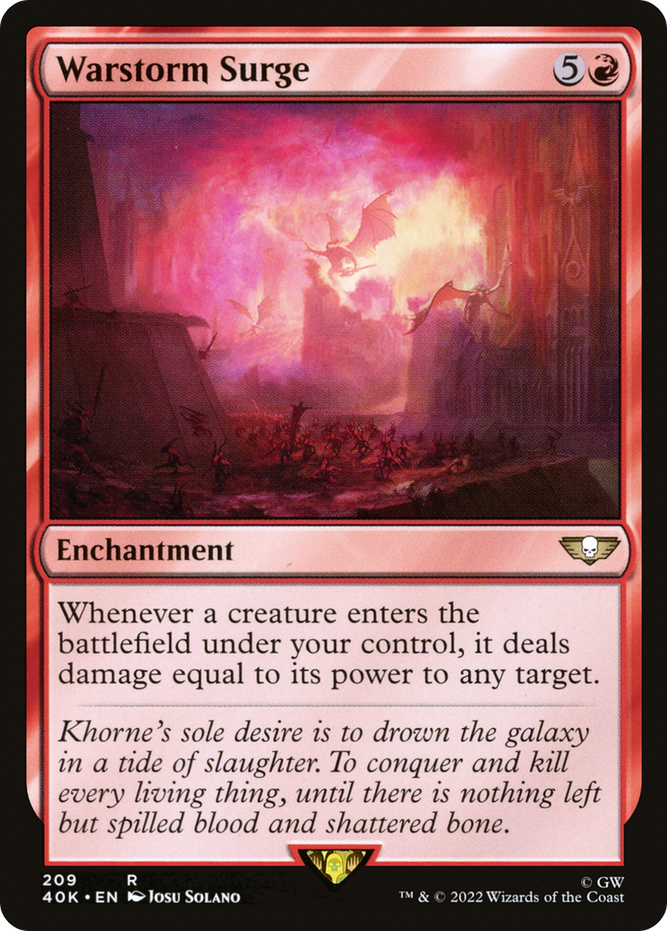Image of Warstorm Surge (40K-209) - Warhammer 40,000 Commander