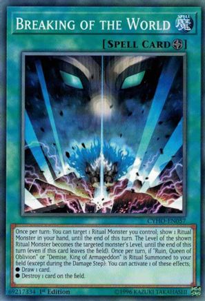 Image of Breaking of the World (CYHO-EN057) - Cybernetic Horizon Unlimited