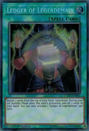 Image of Ledger of Legerdemain (CYHO-EN067) - Cybernetic Horizon Unlimited