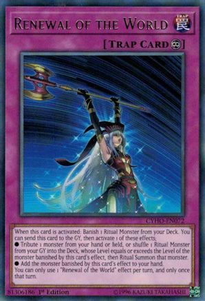 Image of Renewal of the World (CYHO-EN072) - Cybernetic Horizon 1st Edition
