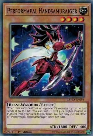 Image of Performapal Handsamuraiger (CYHO-EN093) - Cybernetic Horizon Unlimited
