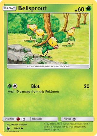 Image of Bellsprout 001/168  SM  Celestial Storm - Common