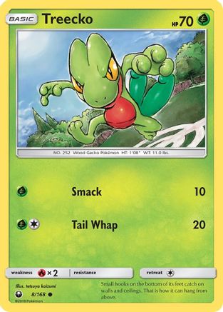 Image of Treecko (8) 008/168  SM  Celestial Storm - Common