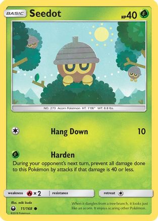 Image of Seedot (11) 011  SM  Celestial Storm - Common