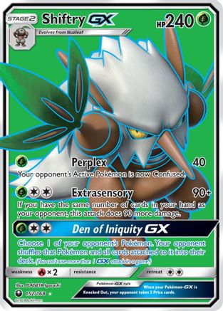 Image of Shiftry GX (Full Art) 152  - Holofoil SM  Celestial Storm - Ultra Rare