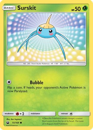 Image of Surskit 015  SM  Celestial Storm - Common