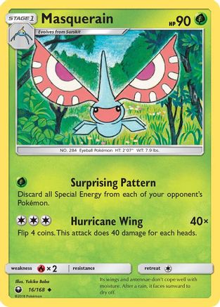 Image of Masquerain 016  SM  Celestial Storm - Uncommon