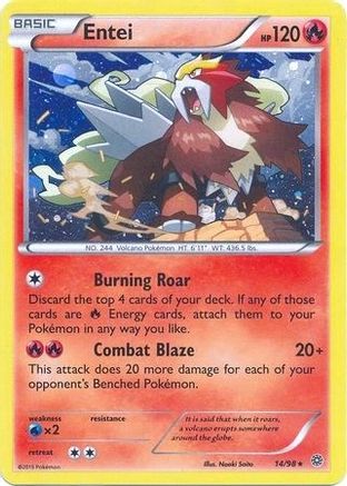 Image of Entei 014/98  - Holofoil Blister Exclusives - Promo