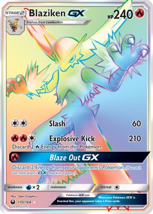 Image of Blaziken GX (Secret) 170  - Holofoil SM  Celestial Storm - Secret Rare