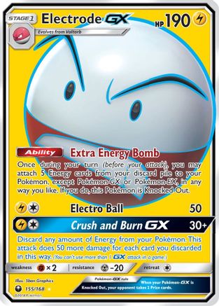 Image of Electrode GX (Full Art) 155  - Holofoil SM  Celestial Storm - Ultra Rare