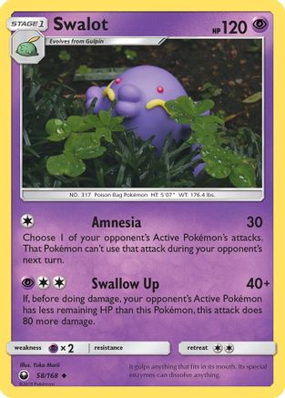 Image of Swalot 058/168  SM  Celestial Storm - Uncommon