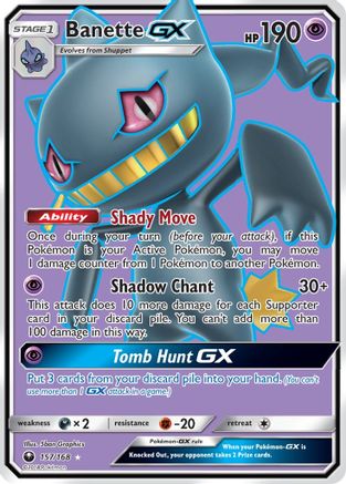 Image of Banette GX (Full Art) 157  - Holofoil SM  Celestial Storm - Ultra Rare