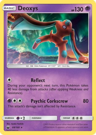 Image of Deoxys (68) 068/168  - Reverse Holofoil SM  Celestial Storm - Rare