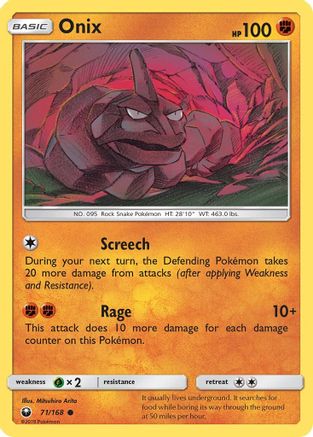 Image of Onix 071/168  SM  Celestial Storm - Common