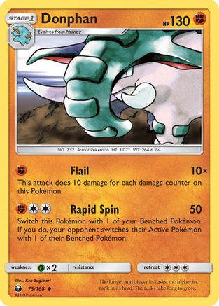 Image of Donphan 073  SM  Celestial Storm - Uncommon