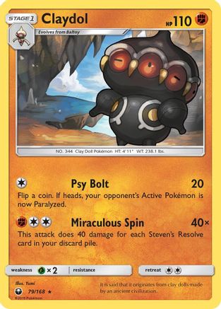 Image of Claydol 079  SM  Celestial Storm - Rare