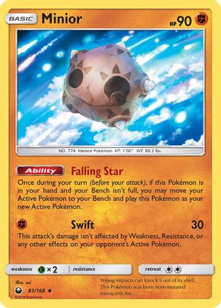 Image of Minior 083/168  SM  Celestial Storm - Uncommon