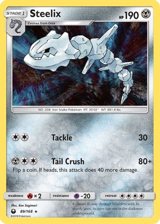 Image of Steelix 089/168  - Holofoil SM  Celestial Storm - Holo Rare