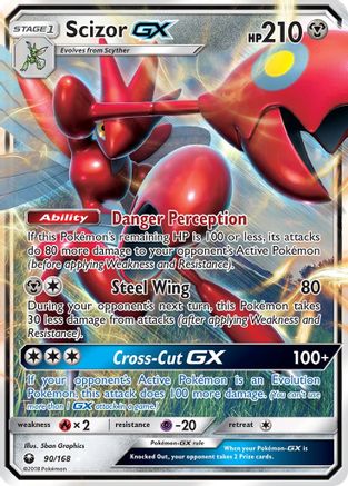 Image of Scizor GX 090/168  - Holofoil SM  Celestial Storm - Ultra Rare