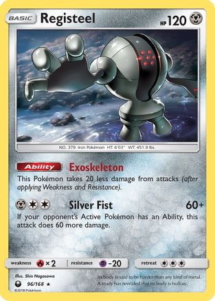 Image of Registeel 096/168  SM  Celestial Storm - Rare