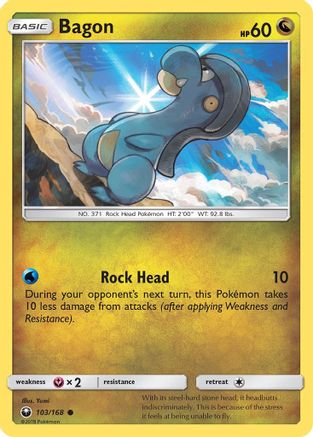 Image of Bagon (103) 103/168  SM  Celestial Storm - Common
