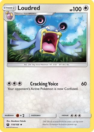 Image of Loudred 118  SM  Celestial Storm - Uncommon