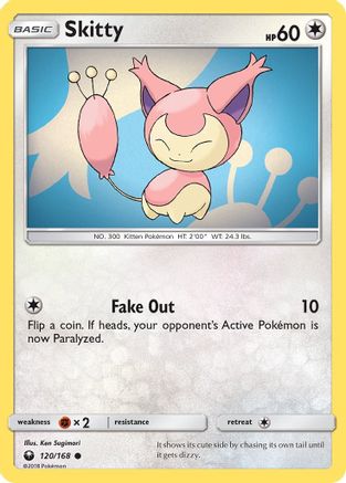 Image of Skitty 120/168  SM  Celestial Storm - Common