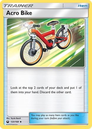 Image of Acro Bike 123/168  SM  Celestial Storm - Uncommon