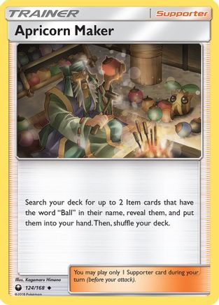 Image of Apricorn Maker 124/168  - Reverse Holofoil SM  Celestial Storm - Uncommon
