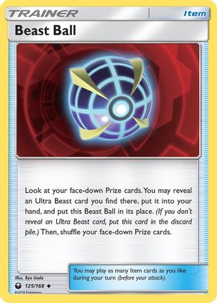 Image of Beast Ball 125/168  SM  Celestial Storm - Uncommon