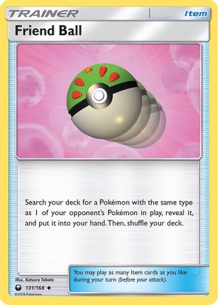 Image of Friend Ball 131/168  - Reverse Holofoil SM  Celestial Storm - Uncommon
