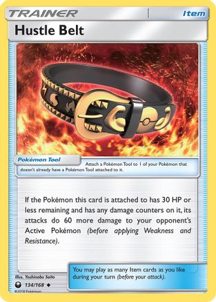 Image of Hustle Belt 134/168  SM  Celestial Storm - Uncommon