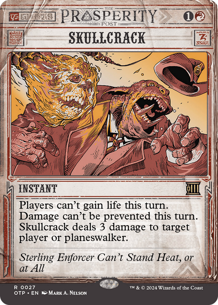 Image of Skullcrack (OTP-027) - Breaking News: (Showcase) (Borderless)