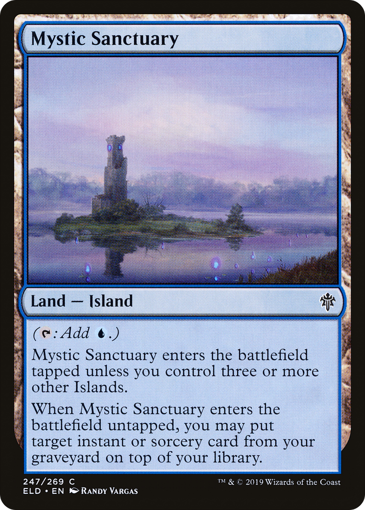 Image of Mystic Sanctuary (ELD-247) - Throne of Eldraine Foil