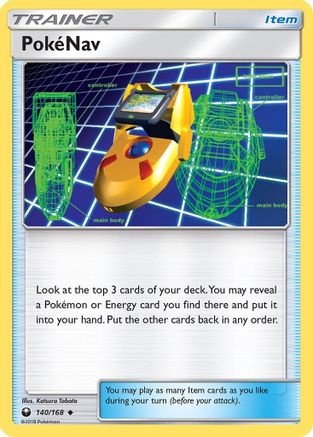 Image of PokeNav 140/168  - Reverse Holofoil SM  Celestial Storm - Uncommon