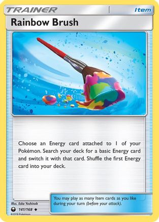 Image of Rainbow Brush 141  - Reverse Holofoil SM  Celestial Storm - Uncommon