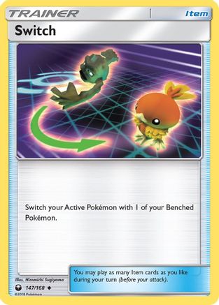 Image of Switch 147/168  - Reverse Holofoil SM  Celestial Storm - Uncommon