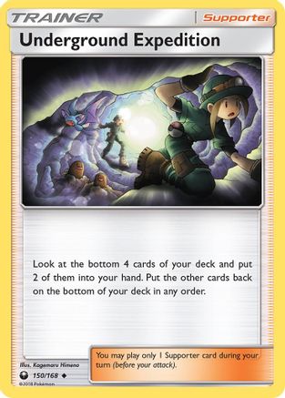 Image of Underground Expedition 150/168  - Reverse Holofoil SM  Celestial Storm - Uncommon