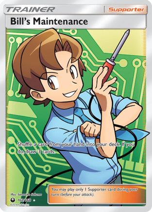 Image of Bill's Maintenance (Full Art) 162  - Holofoil SM  Celestial Storm - Ultra Rare